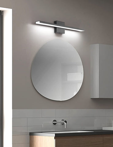 JUSHENG Bathroom Vanity Light Fixtures Aluminum & Stainless Steel Wall Mirror...