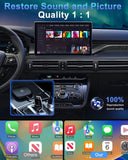 Wireless Carplay Adapter, Converts Wired to Wireless Carplay Dongle for Wirel...