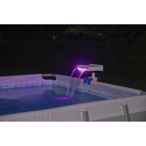 Bestway Flowclear Soothing LED Waterfall | Made for Above Ground Swimming Poo...