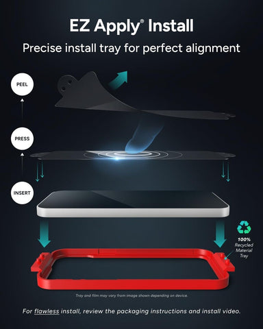 ZAGG InvisibleShield Glass Elite Privacy 360 iPhone 15 Screen Protector - 5X ...