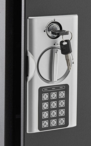 Adiroffice Key Holder Wall Mount - 60 Keys Lock Box with Code, Key Cabinet Wa...