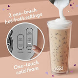 Mr. Coffee 4-in-1 Single-Serve Latte Lux, Iced, and Hot 16 oz, Grey