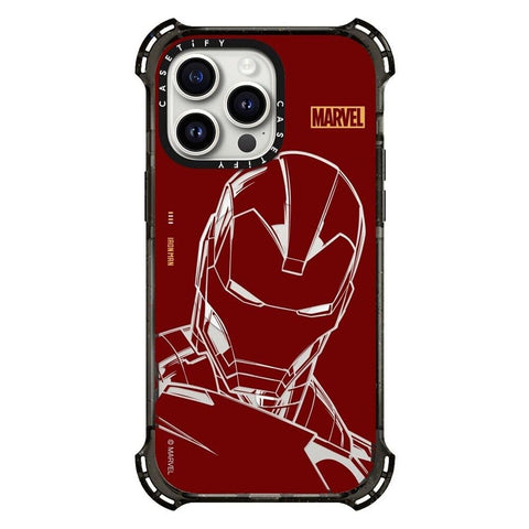 CASETiFY Bounce iPhone 15 Pro Max Case [Iron Man Co-Lab / 6X Military Grade D...
