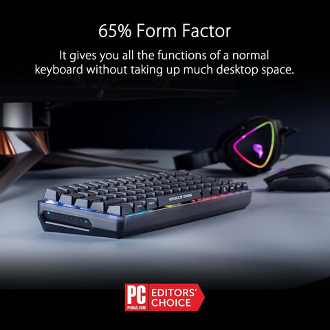 ASUS ROG Falchion NX 65% Wireless RGB Gaming Mechanical Keyboard | ROG NX Red...