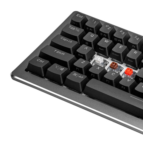 Cooler Master CK720 Hot-swappable 65% Space Gray Mechanical Gaming Keyboard, ...