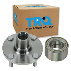 TRQ Wheel Hub Bearings Assembly Set Compatible with 2000-2011 Hyundai Accent ...