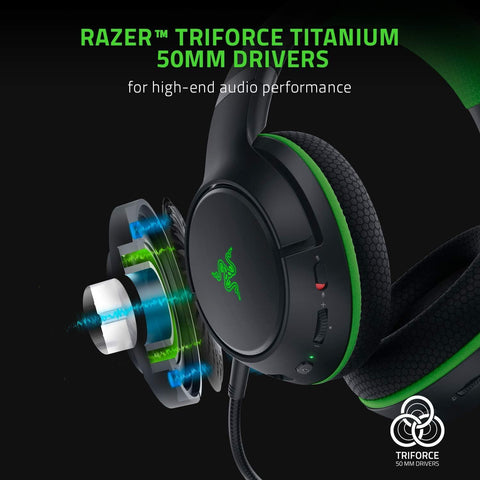 Razer Kaira Pro Wireless Gaming Headset for Xbox Series X | S: TriForce Black