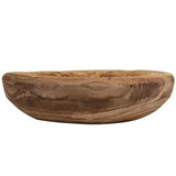 Creative Co-Op Decorative Paulownia Wood Bowl Natural