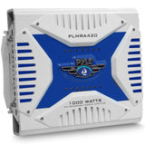 Pyle Hydra Marine Amplifier - Upgraded Elite Series 1000 Watt 4 Channel Bridg...