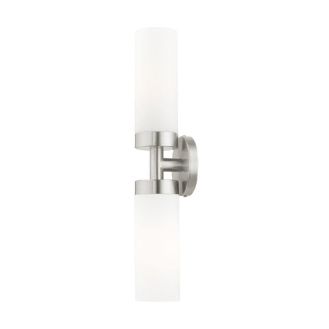 Livex Lighting 15072-91 Aero Collection ADA 2-Light Bathroom Vanity Light wit...