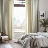 HPD Half Price Drapes Basic Faux Linen Curtains - 96 Inch Long Pair - 2 Panel...