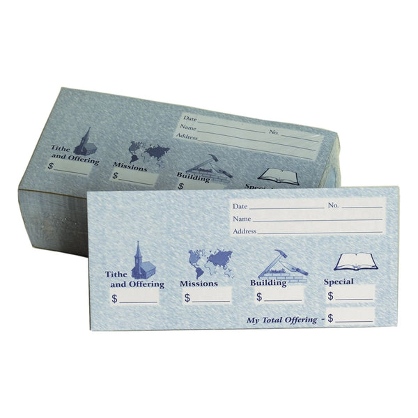 Church Offering/Tithe Donation Envelopes, Friendly Welcome Message, Missions,...