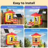 WayCai Bird Feeders Pro - Smart Hummingbird Bird Feeder with Camera, AI Ident...