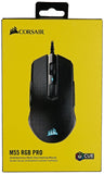 Corsair M55 RGB PRO Multi-Grip Gamer Mouse with Ambidextrous Design Black - C...