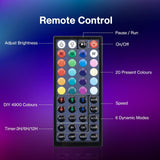 30W LED Flood Light Outdoor, 2700K Warm White RGB Flood Lights with Remote, D...