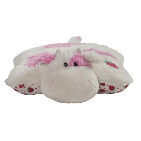 Pillow Pets 30&#8221; Jumboz Sweet Scented Strawberry Milkshake Cow Stuffed Anim