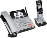 AT&T TL86103 2-Line Corded/Cordless for Small Business with Silver/black