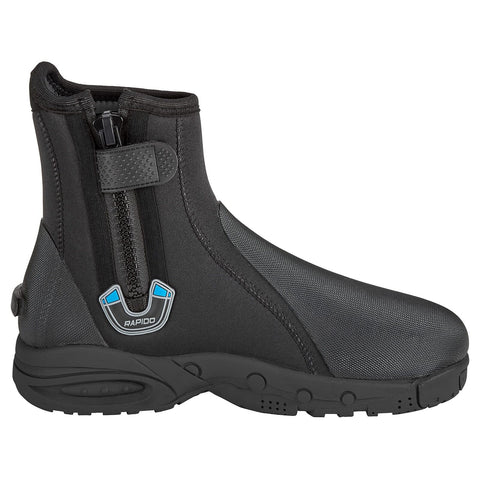 Phantom Aquatics unisex adult 7mm DIVING BOOTS, Black, Mens 9 Women 10 US