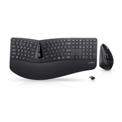 Perixx Periduo-605, Wireless Ergonomic Split Keyboard and Vertical Mouse Comb...