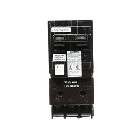 Siemens QF260A 60 Amp, 2 Pole, 120/240V Ground Fault Circuit Interrupter...