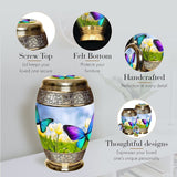 Wild Butterflies Cremation Urn for Ashes for Women - Personalized Cremation U...