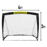 Franklin Sports Blackhawk Backyard Soccer Goal - Portable Pop Up Soccer Nets ...