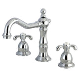 Kingston Brass KS1971TX French Country Widespread Bathroom Faucet, 7-1/2 inch...