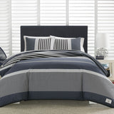 Nautica Duvet Cover Set Cotton Reversible Bedding with Matching Shams, Stylig...