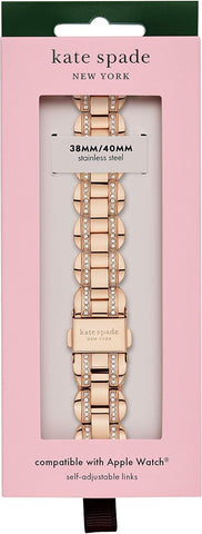 Kate Spade New York Designer Interchangeable Stainless Steel Rose Gold Glitz