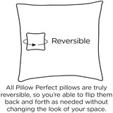 Pillow Perfect Rave Solid Indoor/Outdoor Wicker Patio Seat Cushion Reversible...