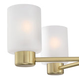 Westinghouse Lighting 6127000 Sylvestre Transitional Five Champagne Brass