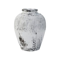 Artissance Home Small Vintage Pot with White Paint, Off White (Size & Finish ...