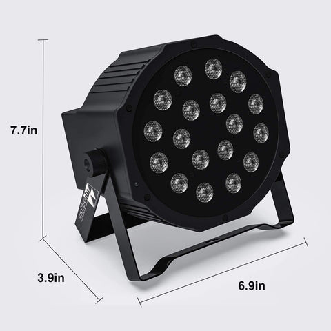 Uplights 18 RGB Led UpLights, Missyee Sound Activated DMX Uplighting, LED Par...