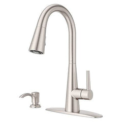 Pfister Barulli Kitchen Faucet with Pull Down Spot Defense Stainless Steel