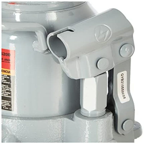 Pro-Lift B-S20D Grey Hydraulic Bottle Jack - 20 Ton 20 Capacity,