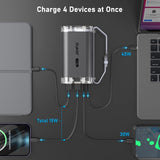 Power Bank 40000mAh 100W Laptop Portable Charger 4 Ports, IP67 with LED Light...