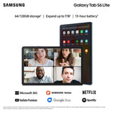 SAMSUNG Galaxy Tab S6 Lite 10.4" 128GB Android Tablet, LCD Screen, S Pen Incl...