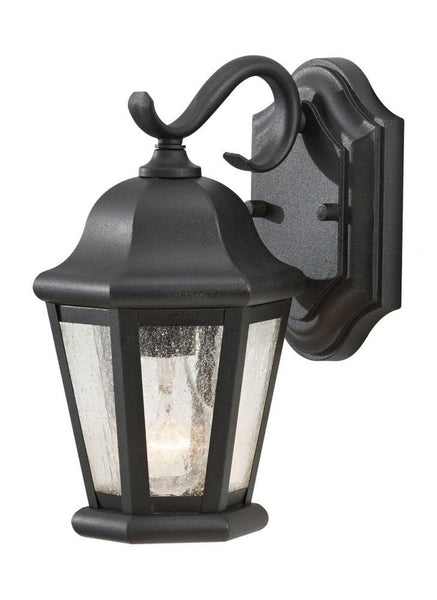 Sea Gull Lighting OL5900BK Martinsville Small One Light Outdoor Wall Lantern ...