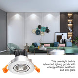 LightingWill 2inch LED Dimmable Downlight, 3W COB Recessed Ceiling Light, Day...