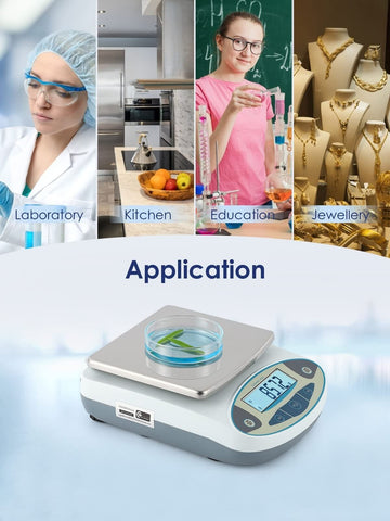 CGOLDENWALL Lab Scale 2000gX0.01 Gram High Precision Laboratory Balance Elect...