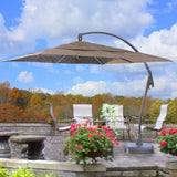 Garden Winds Square Cantilever Umbrella Replacement Canopy Top Cover