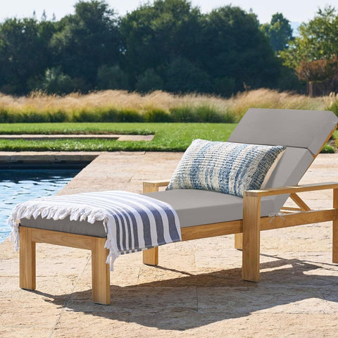 idee-home Chaise Lounge Cushions Outdoor, Lounge Chair Cushion 72in.L x 21in....