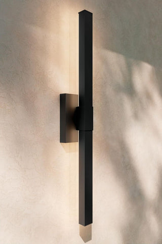 Kichler Nocar LED Textured Black Modern Garage or Patio Outdoor Wall Light fo...