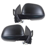 TRQ Driver & Passenger Side Mirror Set Compatible with 2010-2011 Mitsubishi O...