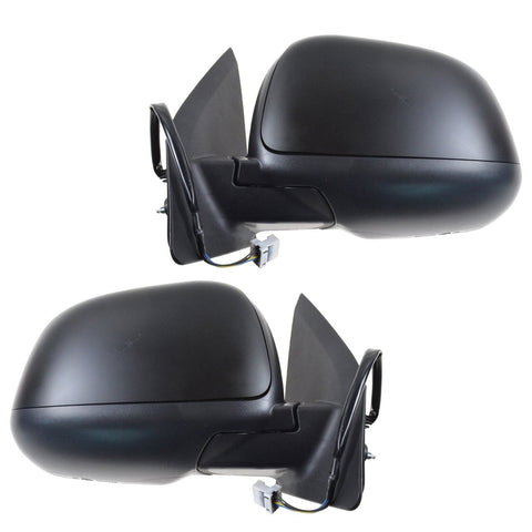 TRQ Driver & Passenger Side Mirror Set Compatible with 2010-2011 Mitsubishi O...