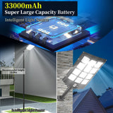 2800W Solar Street Lights Outdoor,280000Lm Solar Street Lights Parking Lot Li...