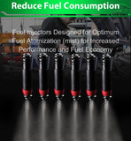 SZKAIDG Fuel Injectors for:-Ford Explorer Sport Trac 2006-2010 for:-Mustang 2...