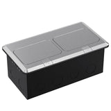 WEBANG Dual Pop-Up Floor Box Electrical Kit, 20A Tamper Resistant Duplex Rece...