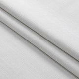 White Pinch Pleated Blackout Curtain Panels Linen Texture Thermal Insulated E...