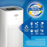 Clorox Smart Air Purifiers for Home, True Large Rooms, Work with Alexa, White